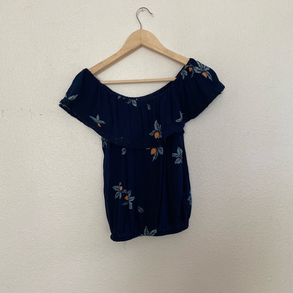 Mossimo Floral Off The Shoulder Top - Picture 7 of 12